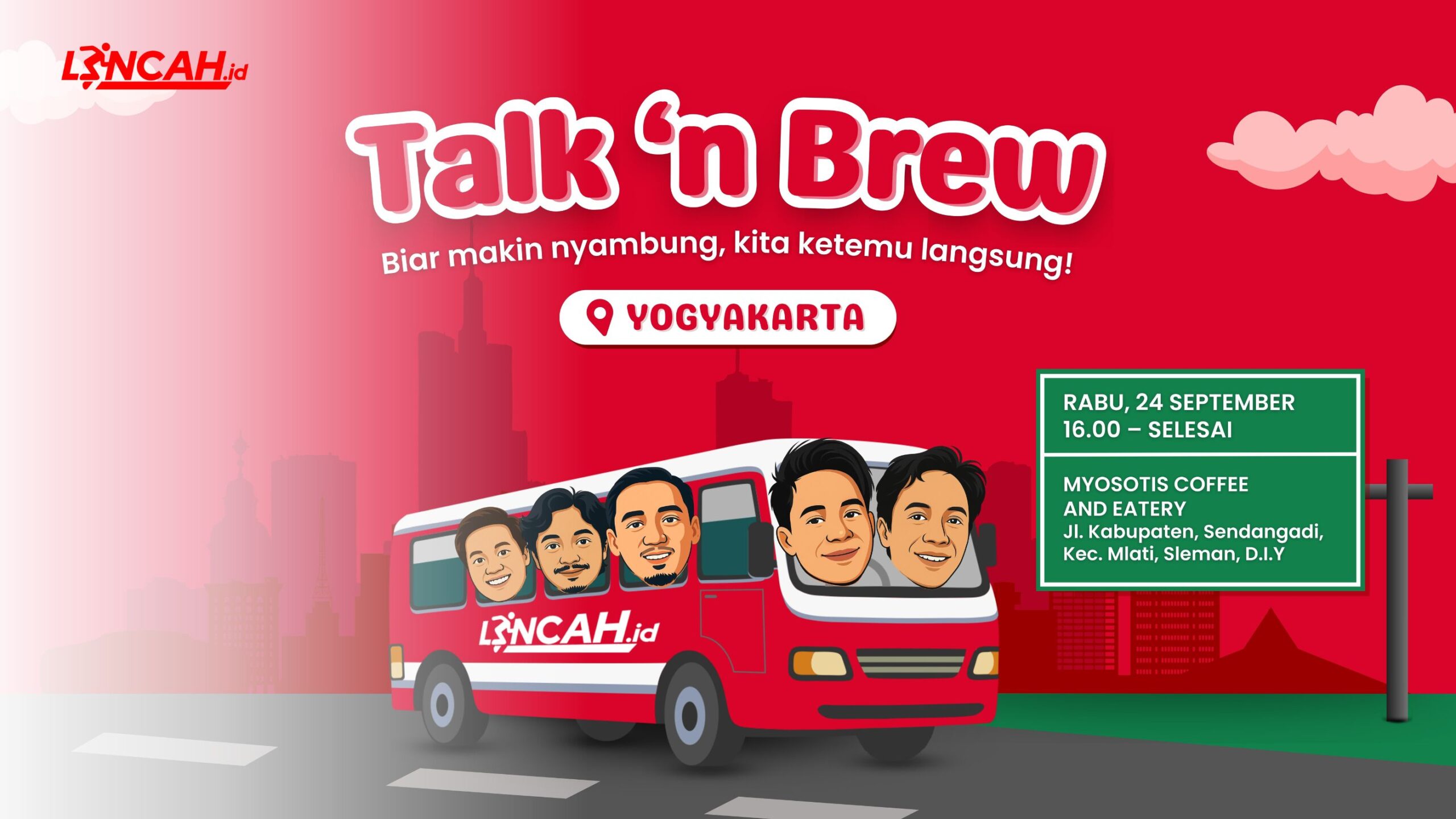 Lincah Balik Ndeso, Talk ‘n Brew Akan Digelar di Kota Istimewa