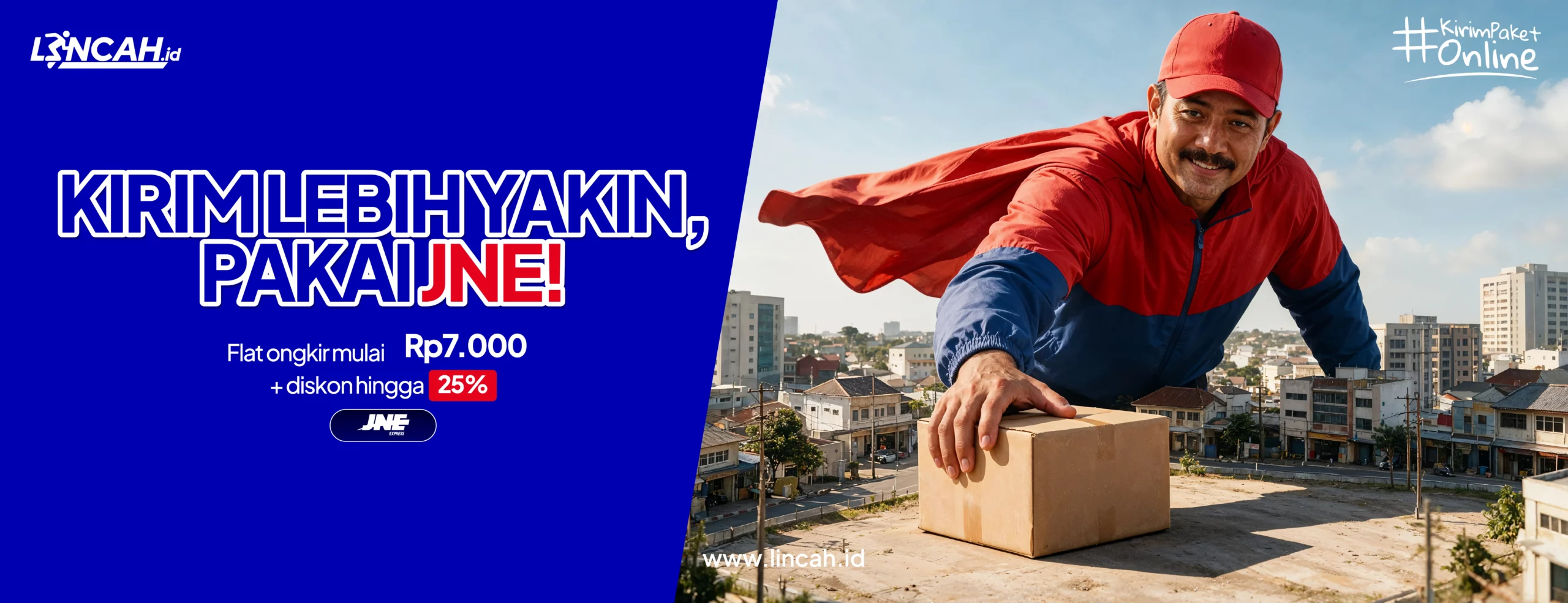 Promo JNE Express di Lincah