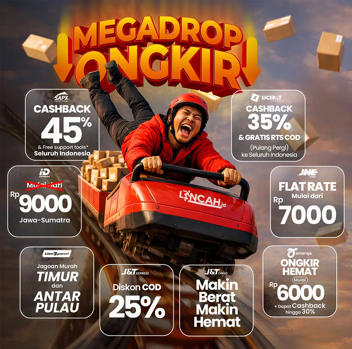 Mega Drop Ongkir Lincah Mobile